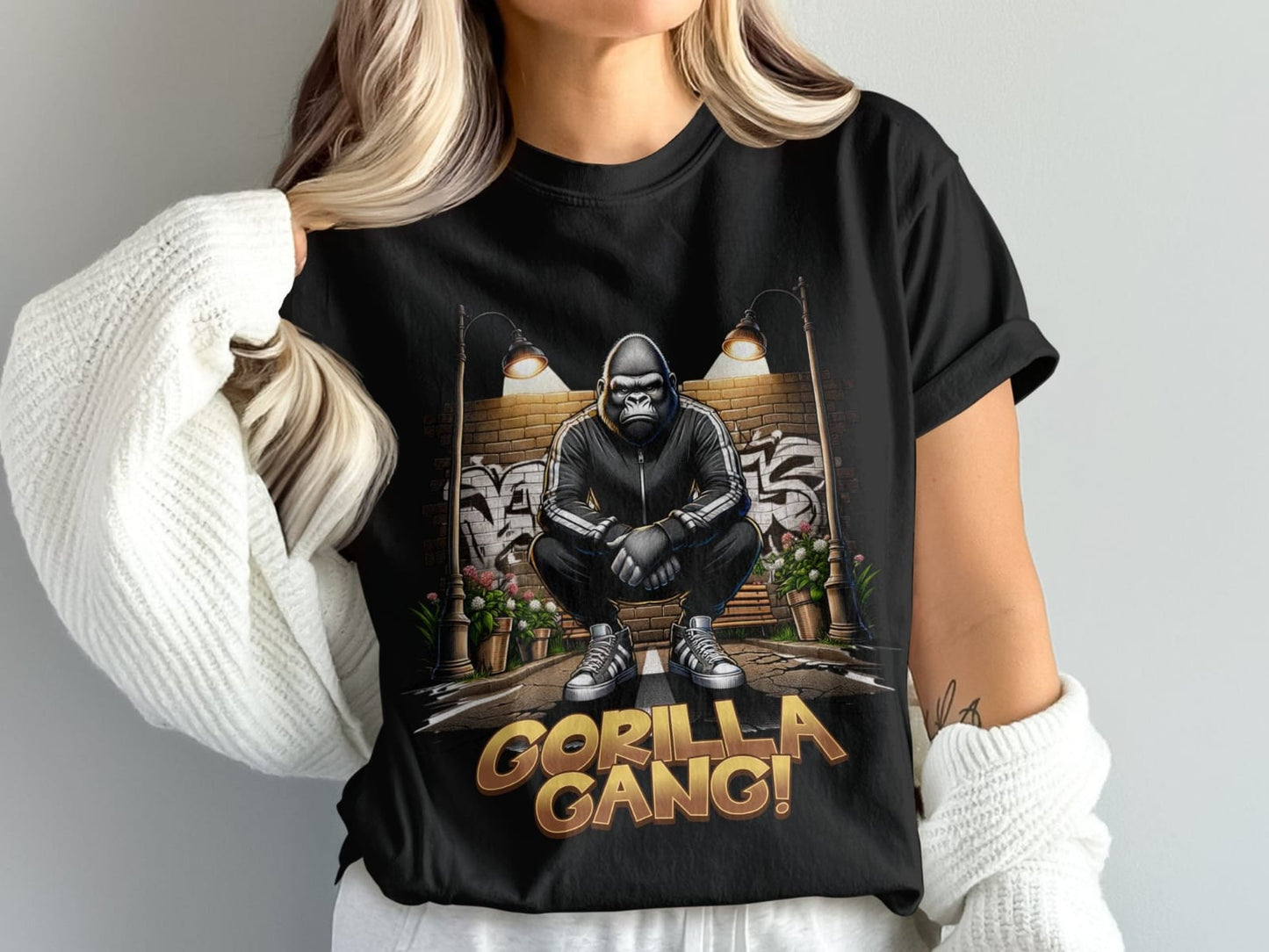 Gorilla Gang Street Art T-SHIRT (unisex)